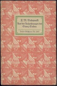 Aus dem Leben des Starez Sosima. Übertragen von Karl Nötzel. 11.-15. Tsd. 