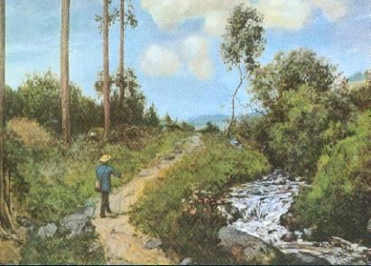 Der Wanderer. The Wayfarer. En route, 1891 