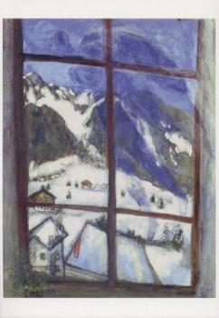 Nachtstimmung oder Winternacht oder Engel über dem Dorf, 1929-1930 