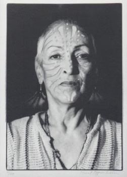 Meret Oppenheim. Porträt mit Tätowierung. Portrait with Tatoo, 1980 