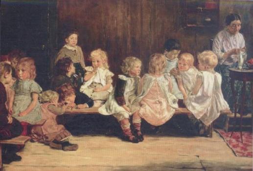 Kleinkinderschule in Amsterdam, 1880 